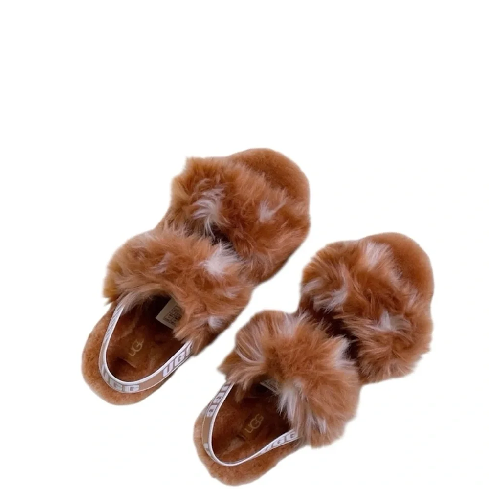 NWOT UGG Oh Yeah Slide Natural Spots (Women's) Size 7 - Picture 4 of 8